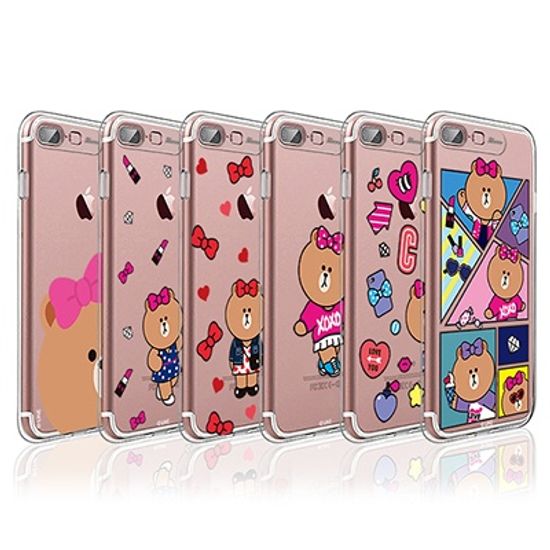 라인프렌즈 iPhone7 8 Plus 라이팅케이스 소프트