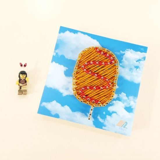 꼬마 핫도그 스트링아트 만들기 패키지 DIY (EVA)