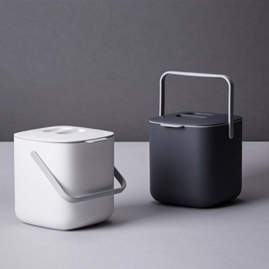 모던 인테리어 깔끔한 물기제거 음식물쓰레기통