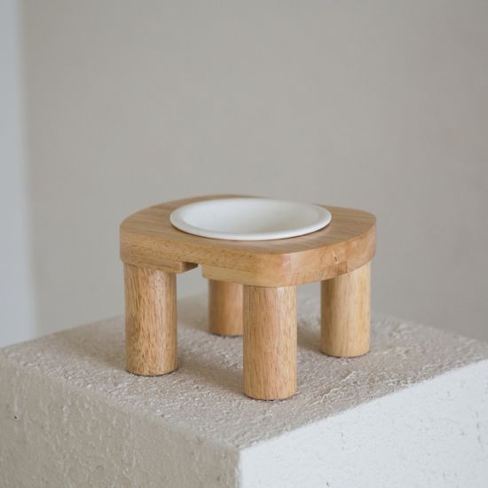 소이 원목 펫테이블/고양이 강아지 밥그릇 1구/2구