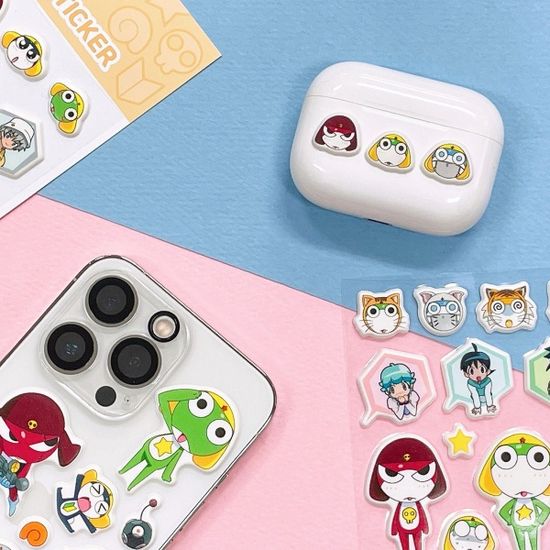 개구리중사 케로로 캐스팅 스티커(4종 1세트)