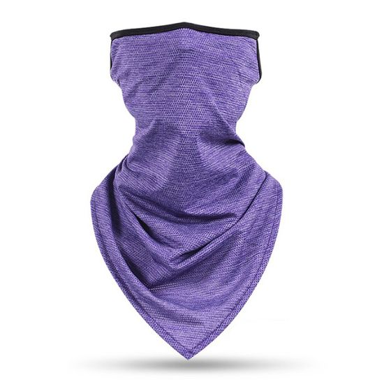 [젠웨어] 썸머 메쉬 귀걸이형 롱 멀티스카프(퍼플)