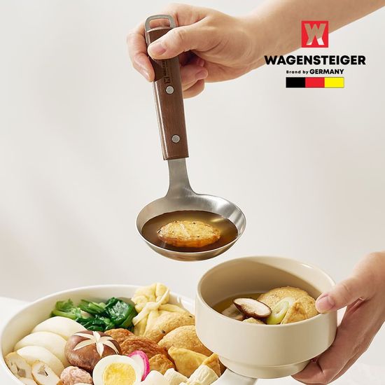 스테인레스 304 서빙 우든레이들 미니 국자