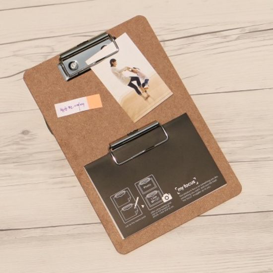 두개의 레버가 장착된..my focus A5 더블 레버 메모 클립보드 HF283