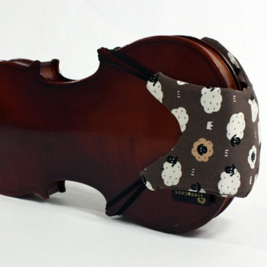 바이올린 핸드메이드 턱받침 커버 V-모델 No37