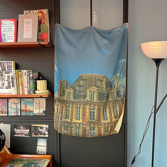 보쥬광장 65x90 쉬폰 패브릭포스터