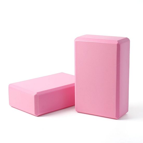 밸런스 EVA 요가블록 2p세트(핑크) 홈트 필라테스블럭