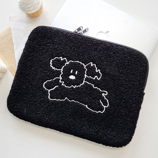 런댕댕 뽀글 아이패드 노트북 파우치 가방