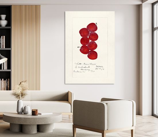 행운의 자두 과일 포스터 인테리어 그림 거실 액자