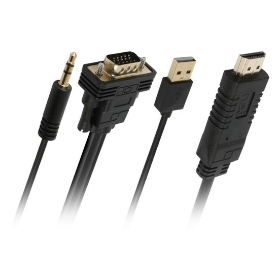 (NEXI) 넥시 VGA to HDMI 케이블 (1.8m~3m)