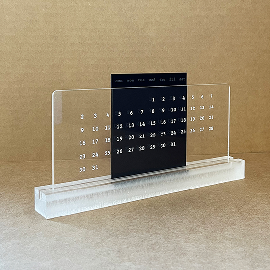 아크릴 감성 만년달력 (5colors)