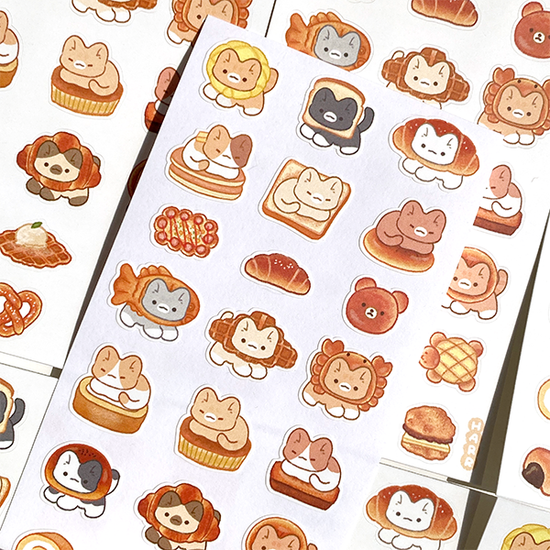 빵고양이 씰스티커