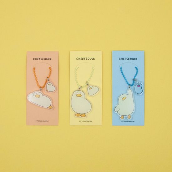 [치즈덕] 아크릴키링