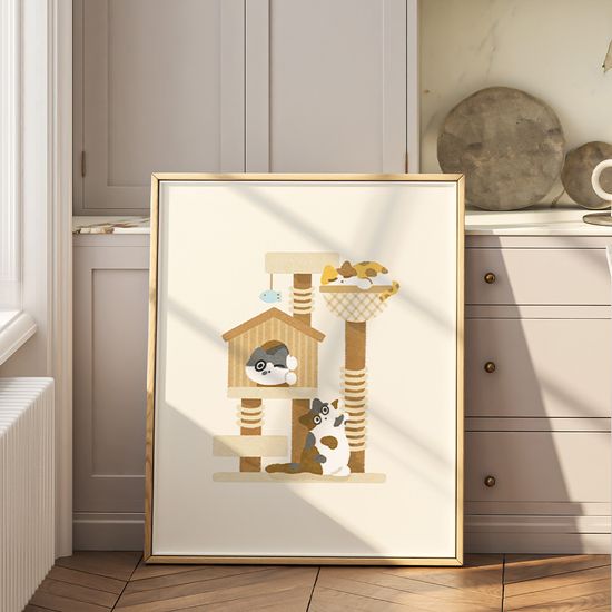 쉼표, 고동상 작가 그림