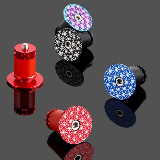 PH 로드 자전거 알루미늄 핸들바 캡 2개세트