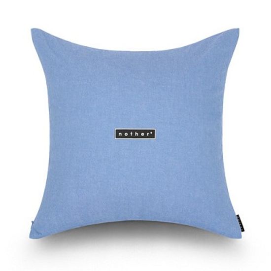 nother Light Washed Denim Pillow (Sky Blue) / 나더 워싱 데님 필로우 쿠션 (스카이블루)