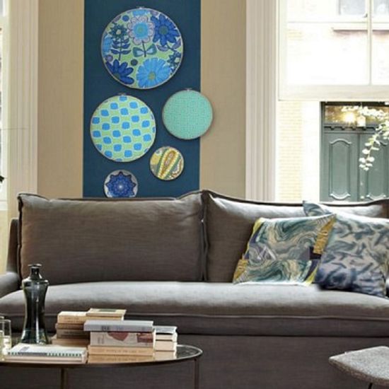 패브릭 수틀 액자 베라 두들리 데이지 4종 세트