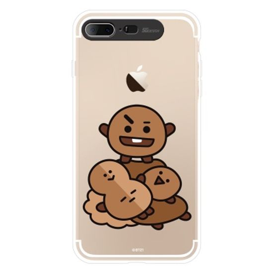 BT21 iPhone8 Plus /7+ 슈키 클리어 라이팅 케이스 (SOFT)