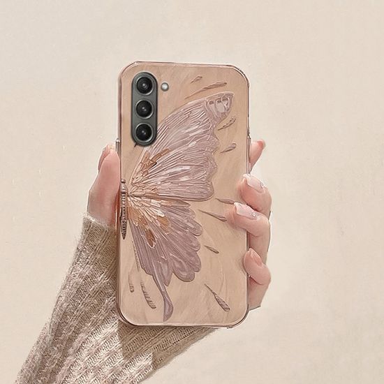 갤럭시S24 S23 S22 예쁜 나비 홀로그램 글리터 케이스