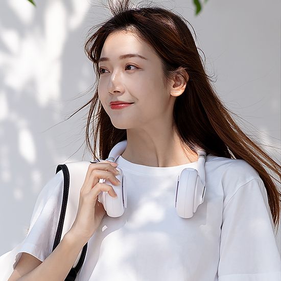 [브리즈홈]두손이 자유로운 USB 넥밴드 선풍기