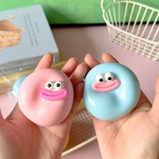 입술 오리 슬라임 공 6cm 스퀴시 말랑이 모찌 젤리볼