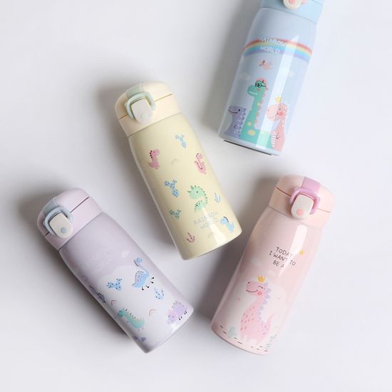 리틀디노 원터치 보온보냉 어린이 텀블러 350ml 택1