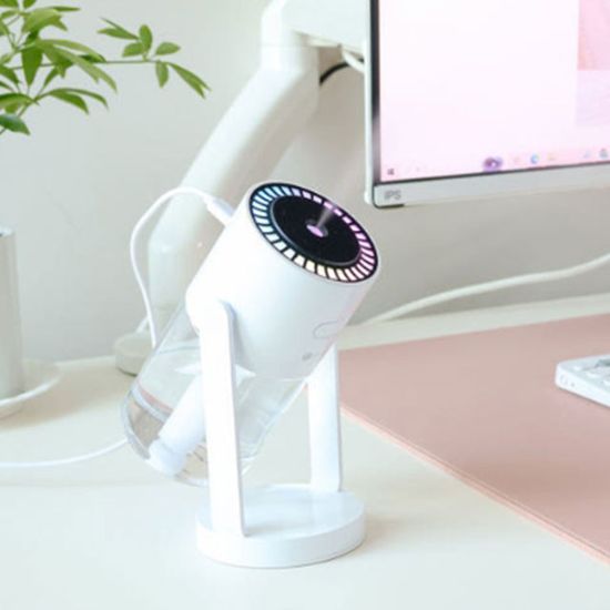 이놀 각도조절 미니 소형 책상 탁상용 가습기 600ml