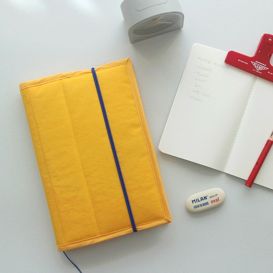 폴리샤샤 방수 누빔 밴딩 북커버 다이어리커버