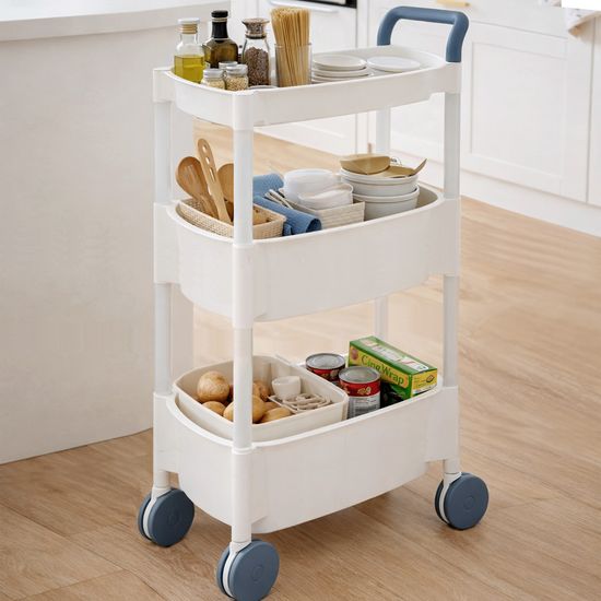 모던 리빙카트 3단 이동식 트롤리