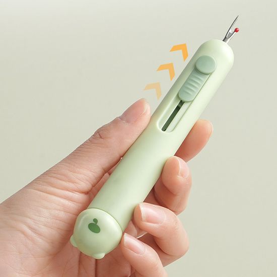 실밥 실 커팅 커터 실뜯개 바늘 실꿰기 라벨 택 제거