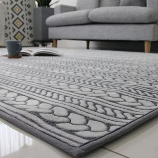 실내 공간을 세련되게 러그카페트 카빙 번아웃 사각