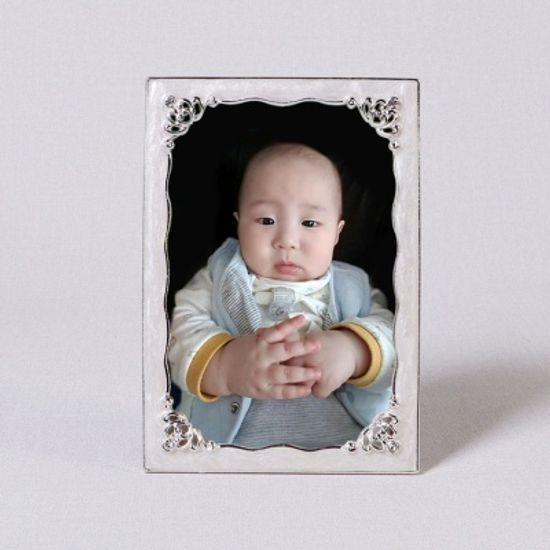 펄-메탈 크라운 보석 사진액자-5 사진사이즈