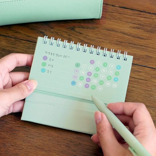 2025년 언더모니터 미니 탁상달력