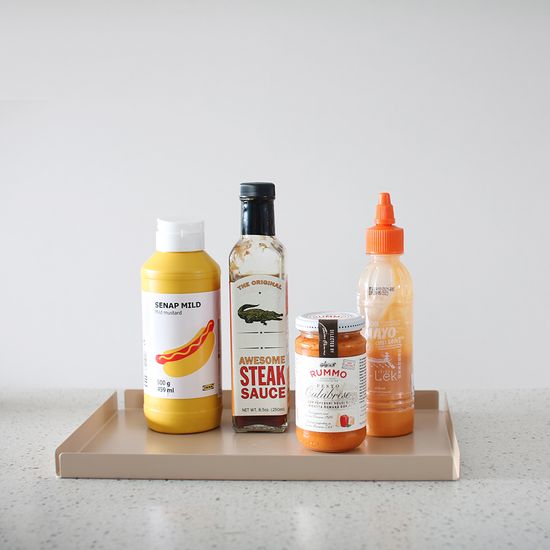 철재 트레이 카페 쟁반 사각 L