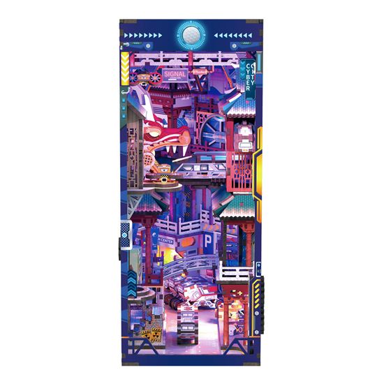 핸즈크라프트 DIY미니어처 북눅 북엔드 사이버 시티