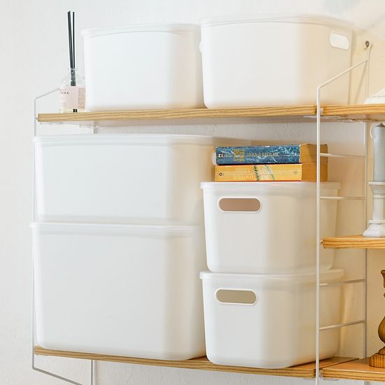 아이엠 리빙박스 수납정리함 S 1+1 손잡이형 공간박스