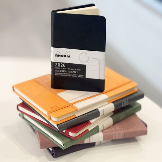 로디아 2026년 하드커버 위클리 다이어리 A5 BLUE