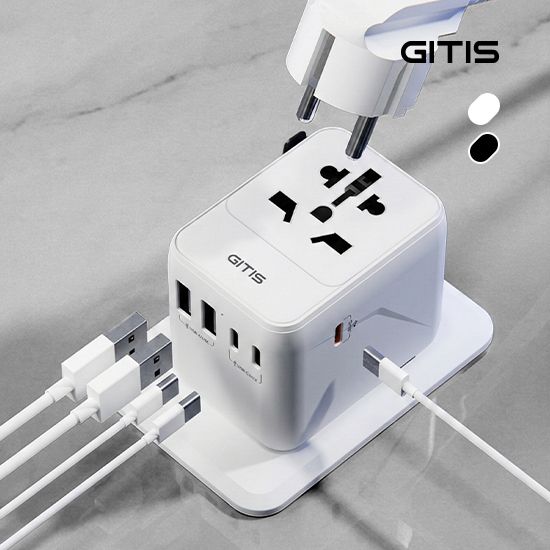 지티스 PD35W 여행용 멀티어댑터 초고속 해외 멀티탭