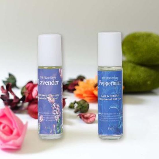 더허브스토리 아로마 마사지오일 롤온 8ml 2종