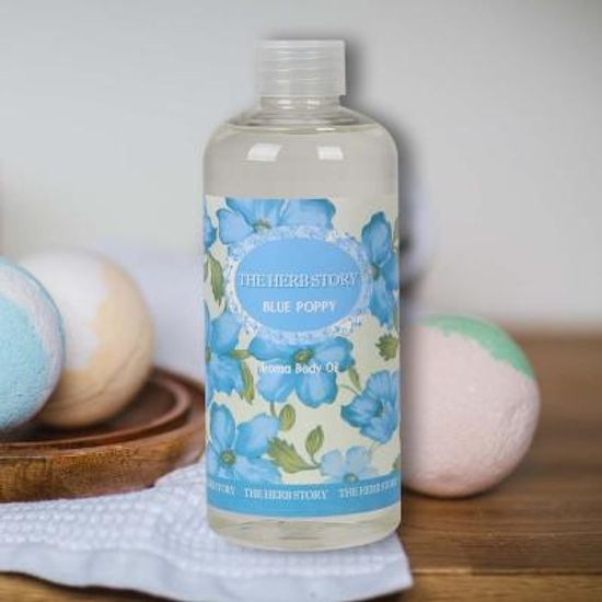 더허브스토리 아로마 바디오일 블루퍼피 300ml