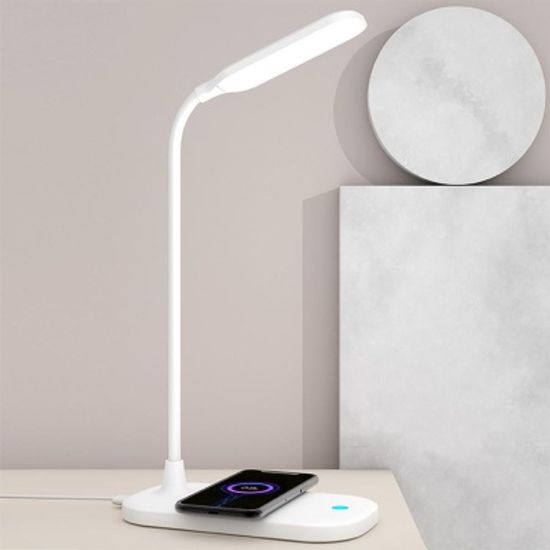 LED 스마트 휴대폰 무선충전 3단 조명 스탠드 2in1