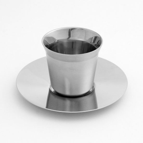 감성캠핑 이중 스텐 커피잔세트 더블월 스텐컵앤소서