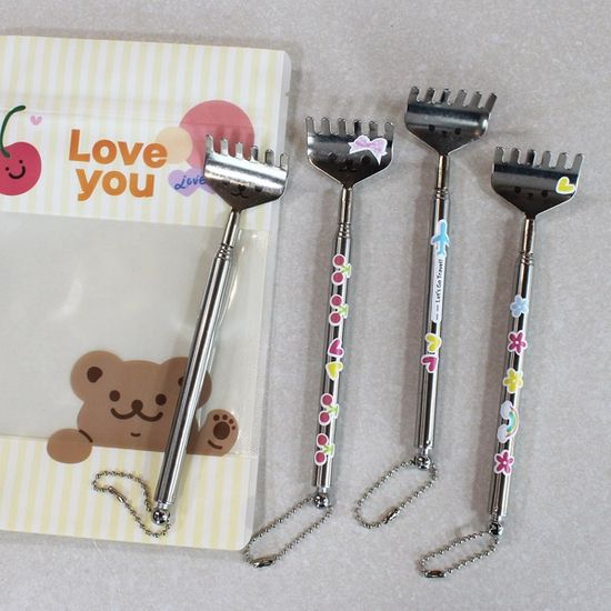 여섯손가락 스테인레스 효자손 꾸미기스티커