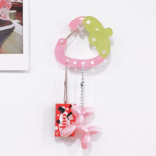 오첵 아크릴 카라비너 가방걸이 열쇠고리키링