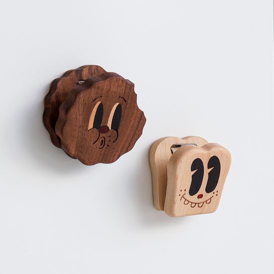 우드 브레드 자석 집게 클립