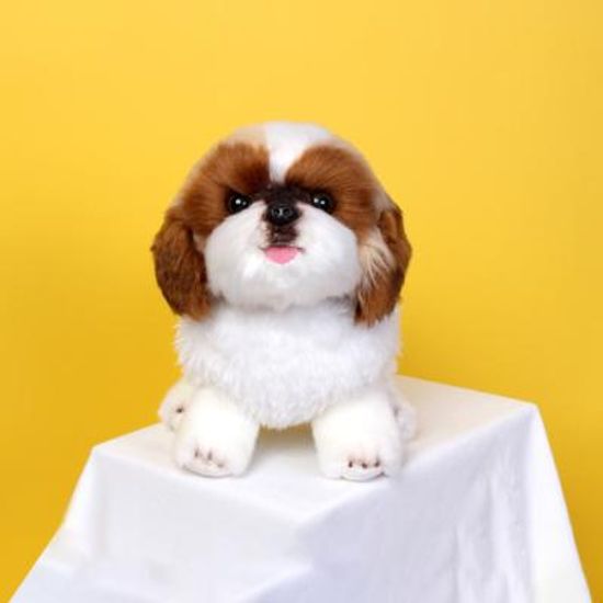 위더펫 리얼 강아지 인형 시츄