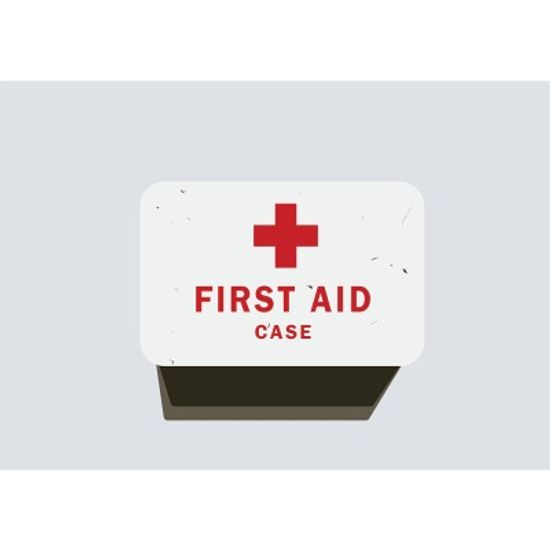 하얀 구급상자 / 일러스트 액자