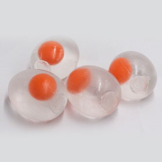 투명 계란말랑이 주물럭 미끌이 스퀴시 심쿵란 장난감