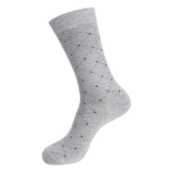 [쿠비카]신사 정장 그물패턴 패턴 남성 장목양말 L425