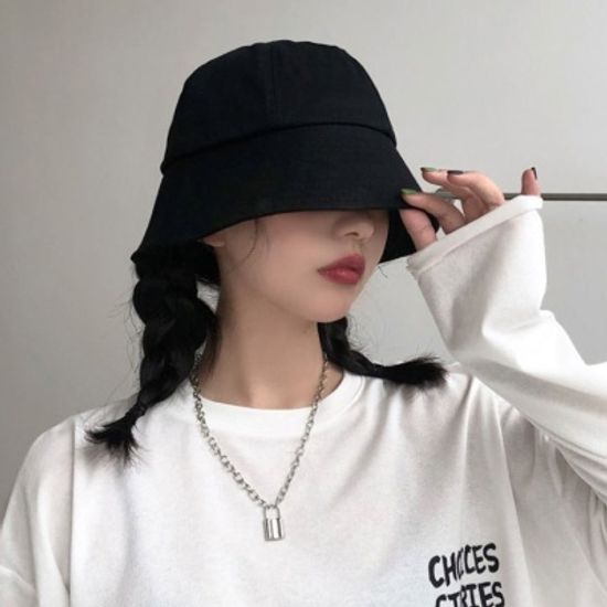 [1+1] 얼굴소멸 꾸안꾸 기본 코튼 버킷햇 벙거지 모자